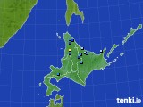 北海道地方のアメダス実況(積雪深)(2020年04月05日)