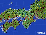 2020年04月05日の近畿地方のアメダス(日照時間)