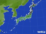 アメダス実況(降水量)(2020年04月06日)