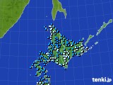 2020年04月06日の北海道地方のアメダス(気温)