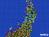 2020年04月07日の東北地方のアメダス(日照時間)