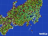 2020年04月07日の関東・甲信地方のアメダス(日照時間)