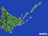 道東のアメダス実況(日照時間)(2020年04月07日)