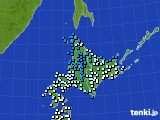 2020年04月07日の北海道地方のアメダス(気温)