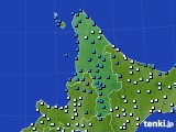 2020年04月07日の道北のアメダス(気温)