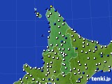 2020年04月08日の道北のアメダス(風向・風速)