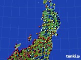 2020年04月09日の東北地方のアメダス(日照時間)