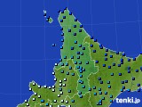 2020年04月09日の道北のアメダス(気温)