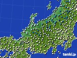 2020年04月10日の北陸地方のアメダス(気温)