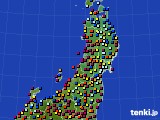 東北地方のアメダス実況(日照時間)(2020年04月11日)