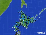 北海道地方のアメダス実況(気温)(2020年04月11日)