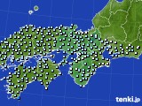 近畿地方のアメダス実況(降水量)(2020年04月12日)