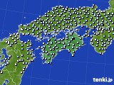 四国地方のアメダス実況(降水量)(2020年04月12日)