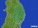 岩手県のアメダス実況(風向・風速)(2020年04月12日)