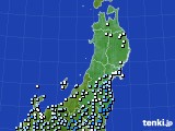 東北地方のアメダス実況(降水量)(2020年04月13日)