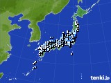 2020年04月13日のアメダス(降水量)