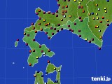 道南のアメダス実況(日照時間)(2020年04月13日)