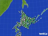 2020年04月13日の北海道地方のアメダス(気温)