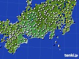 東海地方のアメダス実況(風向・風速)(2020年04月13日)