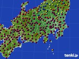 関東・甲信地方のアメダス実況(日照時間)(2020年04月14日)