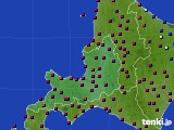 道央のアメダス実況(日照時間)(2020年04月14日)