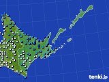 道東のアメダス実況(気温)(2020年04月14日)