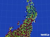 2020年04月15日の東北地方のアメダス(日照時間)