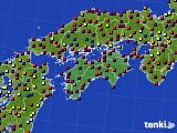 四国地方のアメダス実況(日照時間)(2020年04月15日)