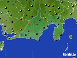 静岡県のアメダス実況(日照時間)(2020年04月15日)