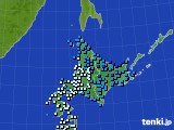 2020年04月15日の北海道地方のアメダス(気温)