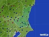 茨城県のアメダス実況(日照時間)(2020年04月16日)