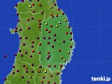 2020年04月16日の岩手県のアメダス(日照時間)