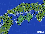 四国地方のアメダス実況(日照時間)(2020年04月17日)