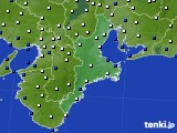 三重県のアメダス実況(風向・風速)(2020年04月18日)