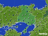 2020年04月18日の兵庫県のアメダス(風向・風速)
