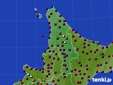 道北のアメダス実況(日照時間)(2020年04月19日)