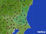 茨城県のアメダス実況(日照時間)(2020年04月19日)