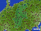 長野県のアメダス実況(日照時間)(2020年04月19日)