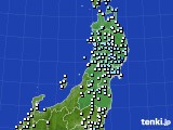 東北地方のアメダス実況(降水量)(2020年04月20日)