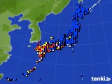 2020年04月20日のアメダス(日照時間)