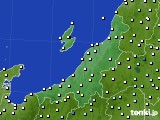 新潟県のアメダス実況(気温)(2020年04月20日)
