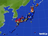 アメダス実況(日照時間)(2020年04月21日)