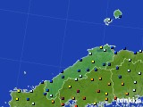 島根県のアメダス実況(日照時間)(2020年04月22日)