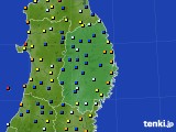 2020年04月22日の岩手県のアメダス(日照時間)