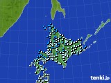 2020年04月22日の北海道地方のアメダス(気温)