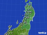 2020年04月23日の東北地方のアメダス(降水量)