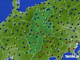 長野県のアメダス実況(日照時間)(2020年04月24日)