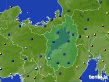 滋賀県のアメダス実況(日照時間)(2020年04月24日)