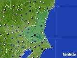 茨城県のアメダス実況(風向・風速)(2020年04月25日)