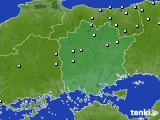 岡山県のアメダス実況(降水量)(2020年04月26日)